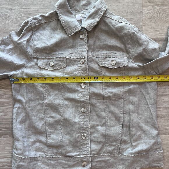 Linen Charter Club Luxury 100% Linen Jacket-Size L - Picture 9 of 10
